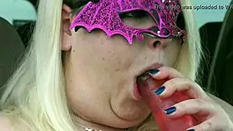 Bbw Brandy Plays With Toys In Her Room