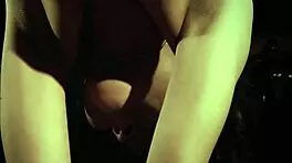 obsessive spanking and bondage for big tits slave with cum in mouth