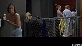 i'm outi maenpaa, topless with big tits, giving blowjob to ria kataja