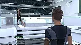 stranded in space, taking one step at a time