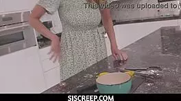 siscreep - stepsiblings jade and allen threesome with stepmom jasmine in creampie pov fun!