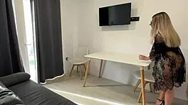 Blonde Drives Son's Friend Crazy Before Pool Party