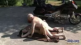 old grandpa drills teen 18+ hard with blowjob action