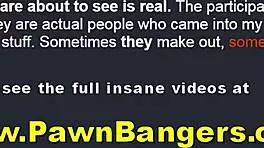 blonde slut with shaved pussy sucks and fucks big dick outdoors