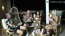 orgasm after massage in sheer lingerie with bruna and ale