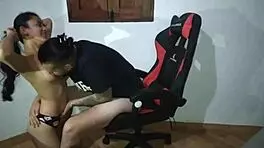 follando con mi ex profesora de la universidad, big tits and tattooed body.