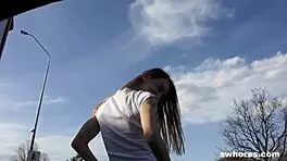 Amateur Street Whores Show Skills in POV Clips.