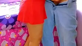 fucking my wife in red dress, she watches and wants dick too, i fuck both