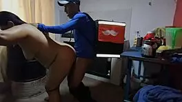 did the delivery guy fuck that chubby latina and make her deepthroat his monster cock?