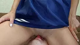 Asian amateur moans during facesitting pussy eating and 69 squirting orgasm.