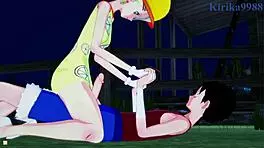 ulti and ms valentine fuck monkey d luffy in intense one piece hentai creampie