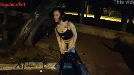 hot skinny girl asks, 'want to see my ass?'