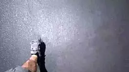 The girl next door gived me a sloppy blowjob, deepthroating my big cock while drunk