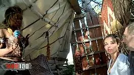 naomi lionness, the horny black voodoo bitch, gets rough anal quickie