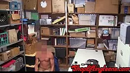 Caught stealing? Now she's riding my dick like crazy