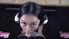 nasty luna mills avoids detention by fucking mr brogan