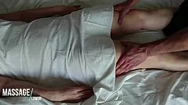 Sensual Massage with Romantic Touch Prepares Teen 18+ for Sex