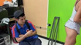 my neighbor stays over, we fuck hard, and he gives me all his cum!