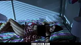 Stepsister Lets Stepbro Lick Nipples