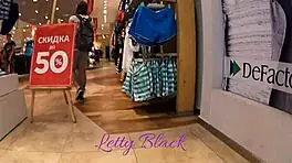 Holy! Fitting Room Sex with Cute Consultant Ends in Cum Swallow