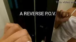 Marina Gold gets real orgasms in reverse POV. Shower brings rough anal gaping and sloppy face fucking.