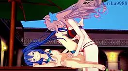 i fucked tsubasa kazanari's futanari cock so hard