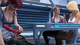 Stranded in space, jealousy sparks in tight outfit! 😅