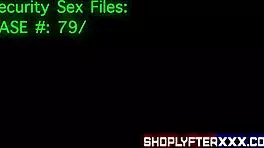 Oh My God, Security Guard Jack Vegas Catches Shoplifter Lily Larimar Stealing A Necklace And Brings Her To The Back Room For Intense Questioning!