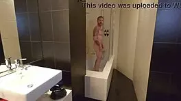 Marina Gold gets real orgasms in reverse POV. Shower brings rough anal gaping and sloppy face fucking.