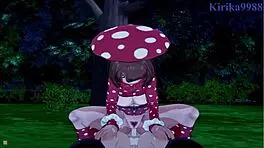 Kinoko Komori and Mei Hatsume with Izuku Midoriya in intense sex scenes