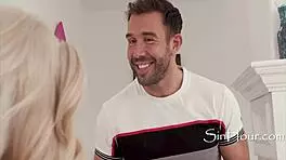 Petite cute teen experiences anal sex for the first time in this detailed scene