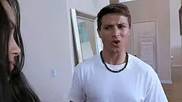 Small Tits Girl Gets Masturbated By Step Brother On FamilySpanks