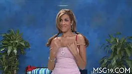 i got a free nude massage and it turned into doggystyle fucking with a nasty teen 18+ babe 😍