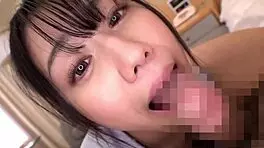 I enjoyed this teen Japanese idol with natural tits, as she gripped my cock instead of the mic and sang on the bed, smiling throughout the cumshot