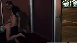 I punish cute tiny Valerie White in the shower dominating her blonde body with bdsm