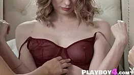 petite teen lesbians gloria sol and alice shea pose with milf vivienne solange