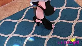 Real Teen 18+ Skinny Blonde Enjoys Relaxing Shower After Massage On Sofa