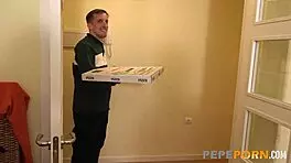 pizza guy fucks debora tight ass