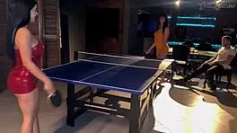 two hot latinas yenifer chacon and amanda rabbit share double blowjob and threesome