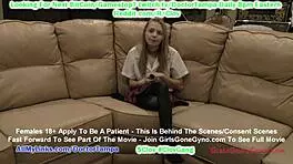 Clov Ava Siren Scheduled by Coach for Gyno Exam with Doctor Tampa at GirlsGoneGyno in Florida