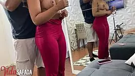 perdi uma aposta e minha esposa transou com o amigo novinho dela na minha frente 😏