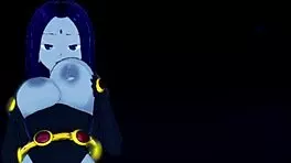 Raven's big thighs tease in the dark forest for JOI and facial 😏