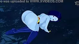 Raven's big thighs tease in the dark forest for JOI and facial 😏