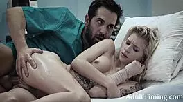 Disgusting Doctor Exploits Innocent 19yo Patient Arya Fae In Hardcore Exam