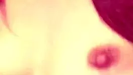 Nympho selfie girl seduces with shaved pussy squirting