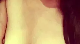 Nympho selfie girl seduces with shaved pussy squirting