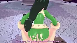 Tsuyu asui fucking in the park pov boku no hero short