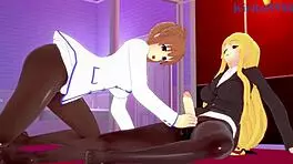 nanoha and fate intense lesbian play futanari sex