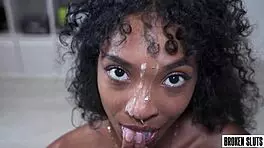 Barbie Rous begs daddy to colonize her with deepthroat and rough doggystyle fucking