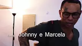 Horny wife Lorena Vasconcellos fucks husband Johnny after work with big cock 😍